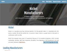 Tablet Screenshot of nickelsuppliers.com